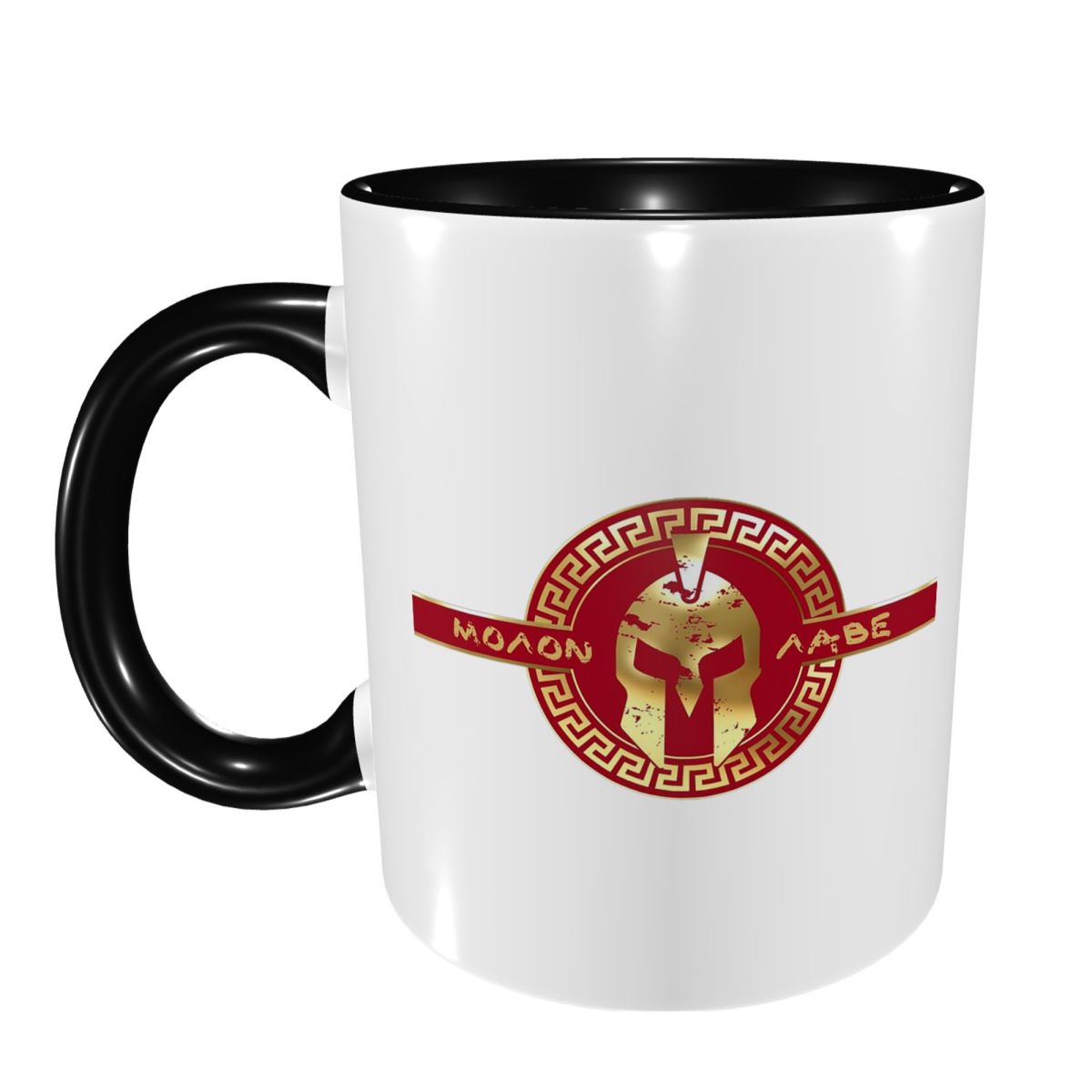 Coffee Tea Name - Mug Logo Helm Prajurit Spartan Sparta