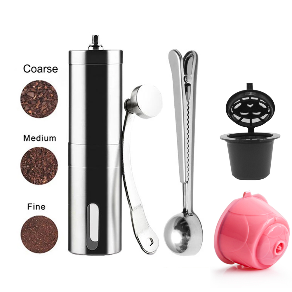Burr Hand Grinder - Penggiling Kopi Mini Baja Tahan Karat