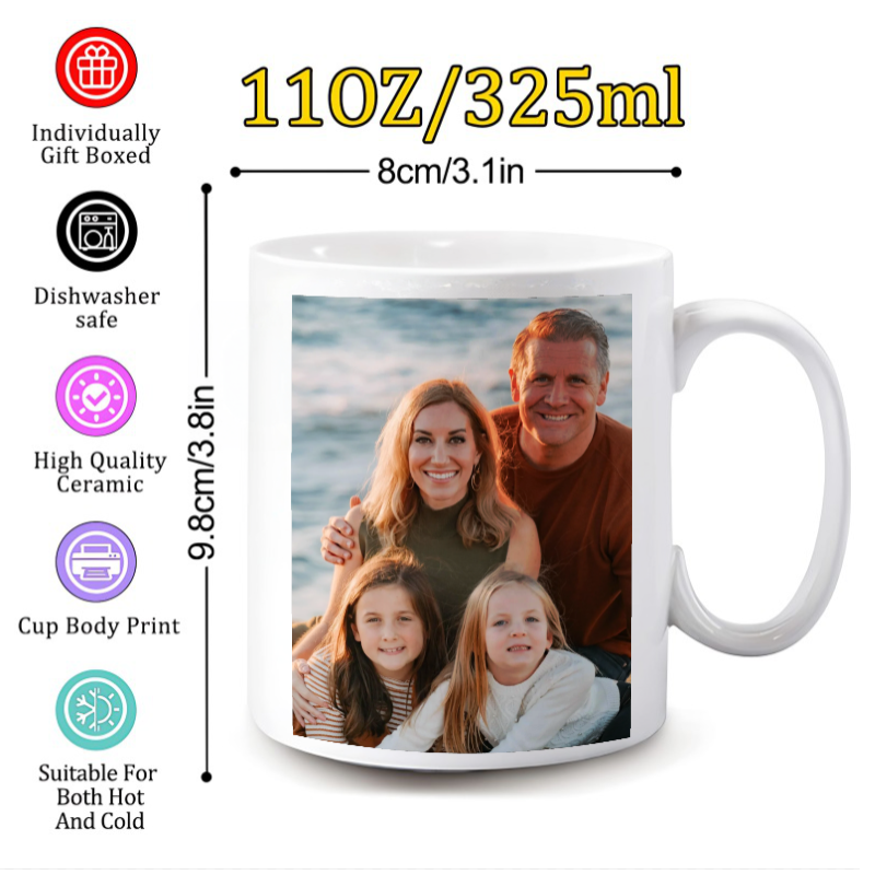 Coffee Tea Images - Mug Kustom dengan Gambar dan Teks