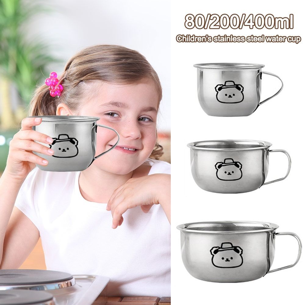 Gelas Minum Anak 80/200/400ML, - Coffee Tea With Milk ulasan dan harga