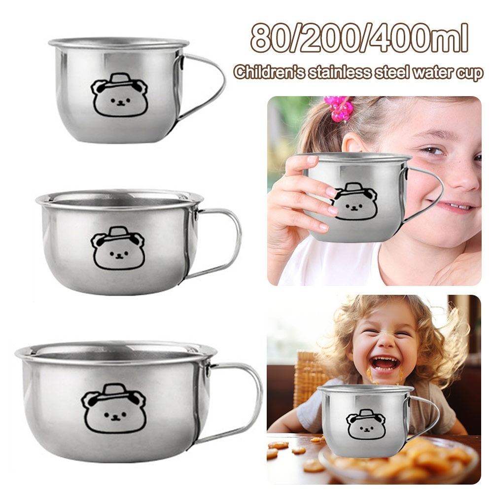 Gelas Minum Anak 80/200/400ML, - Coffee Tea With Milk ulasan dan harga