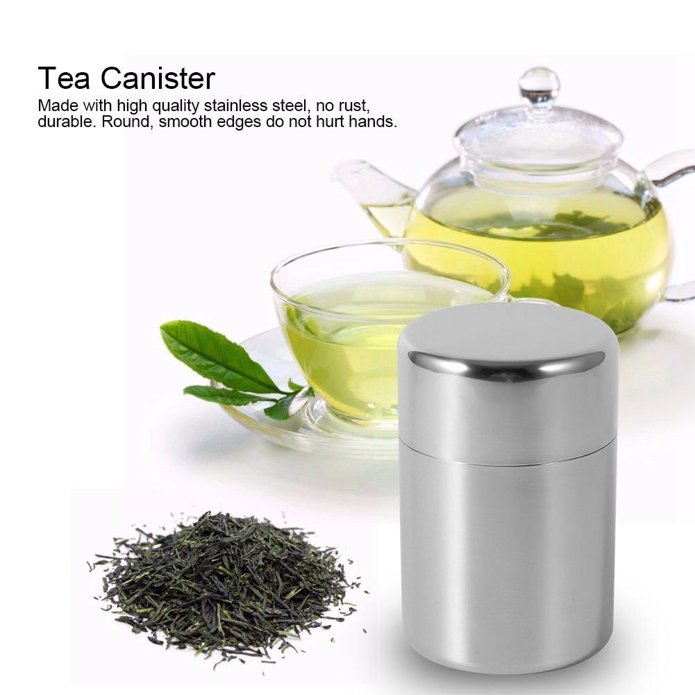 Kaleng Teh Stainless Steel, Wa - Coffee Tea Sugar ulasan dan harga