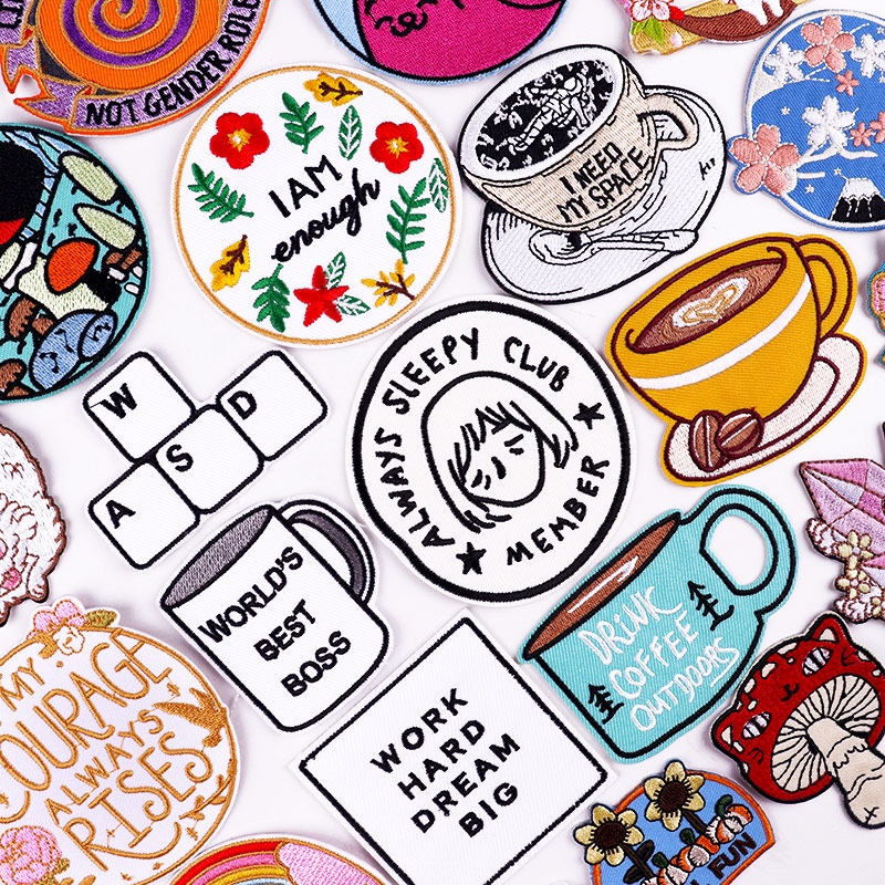 Patch Cangkir Kopi Pada Pakaia - Coffee Tea Name ulasan dan harga
