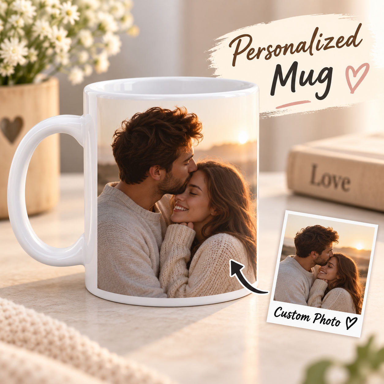 Mug Foto Kustom, Mug Kopi Kera - Coffee Tea Images ulasan dan harga