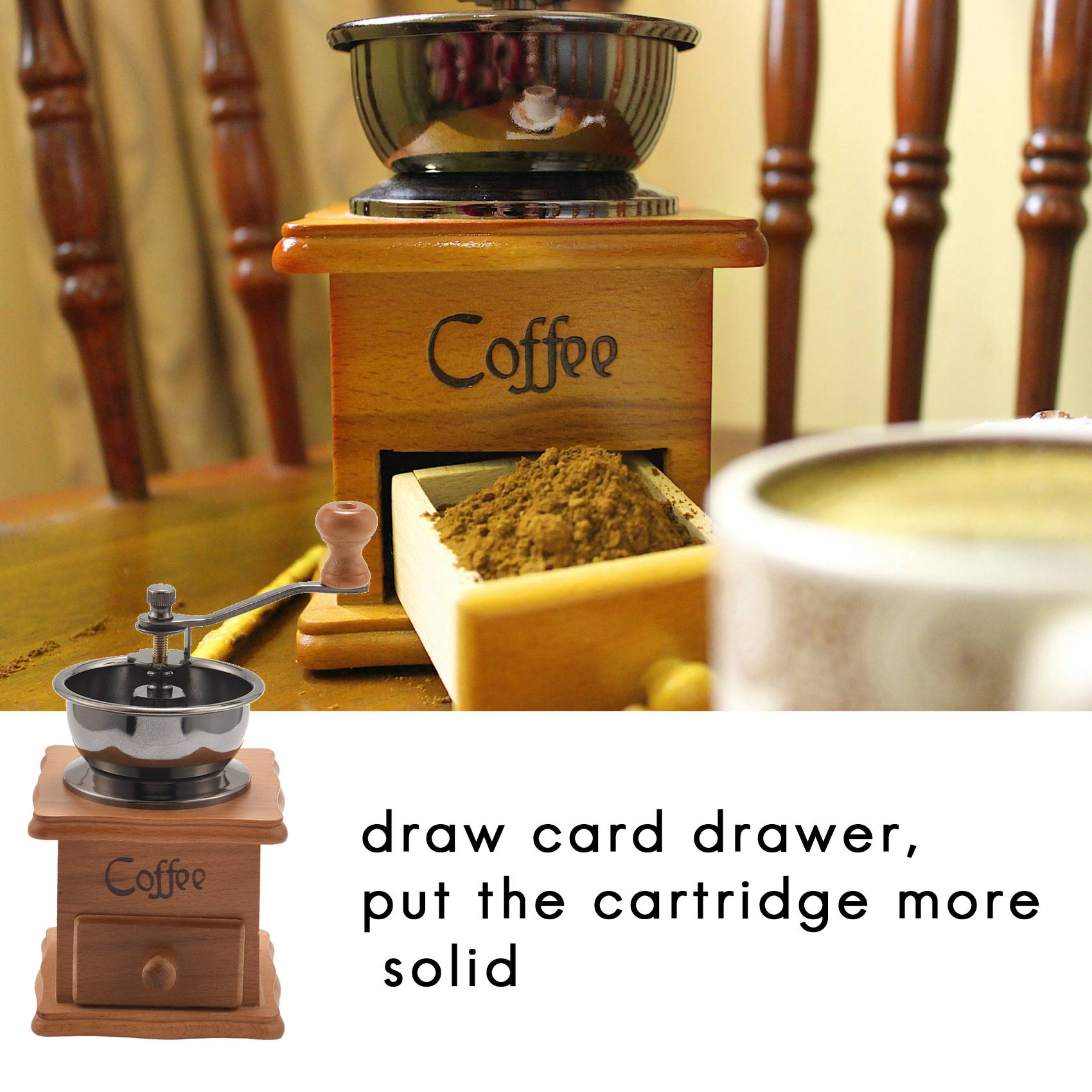 [Promosi]Penggiling Kopi Manua - Burr Hand Grinder ulasan dan harga