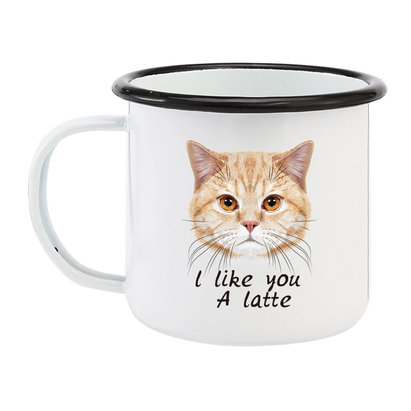 Mug Kopi Enamel 350ML, Dapat D - Coffee Tea Name ulasan dan harga