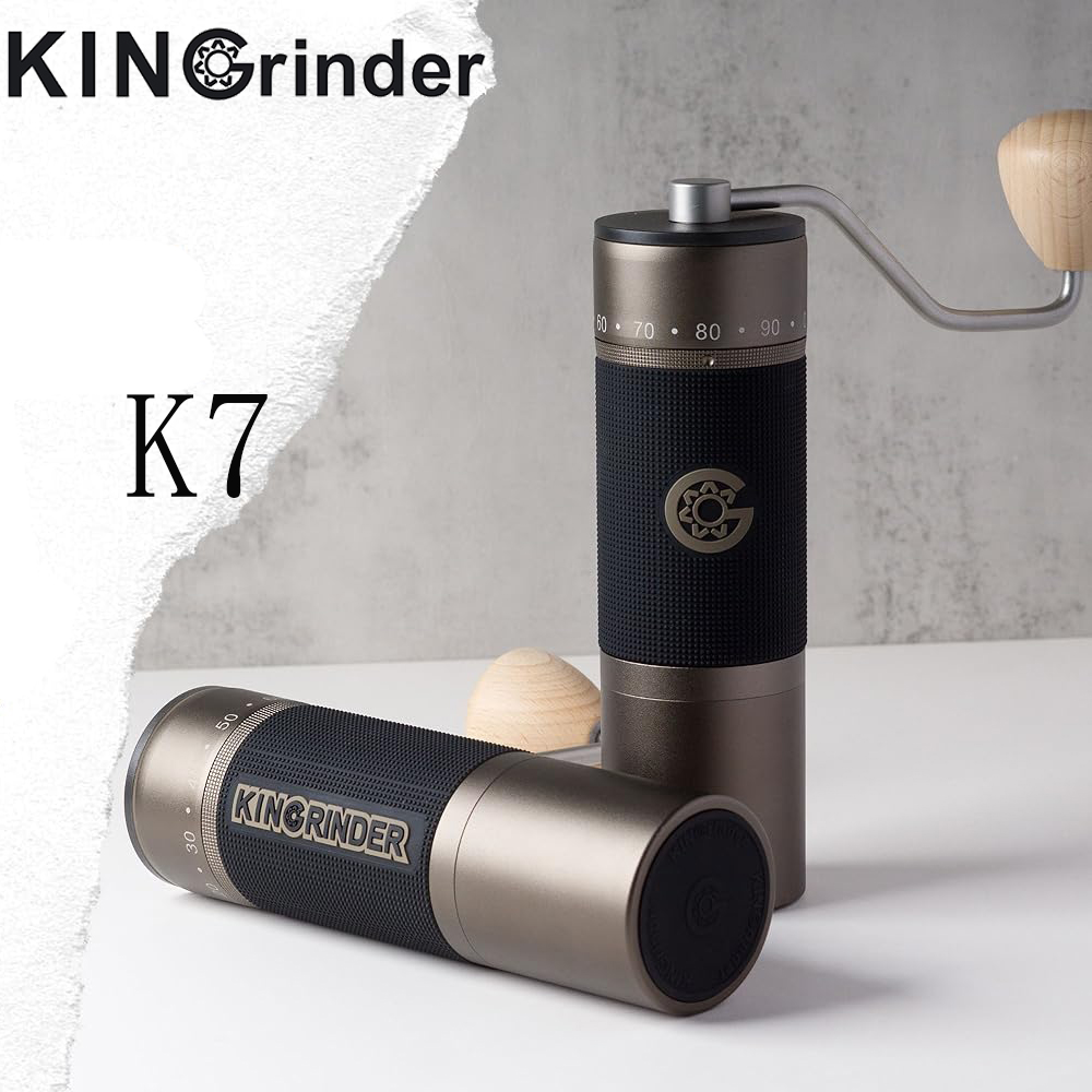 Penggiling kopi manual Kingrin - Burr Hand Grinder ulasan dan harga