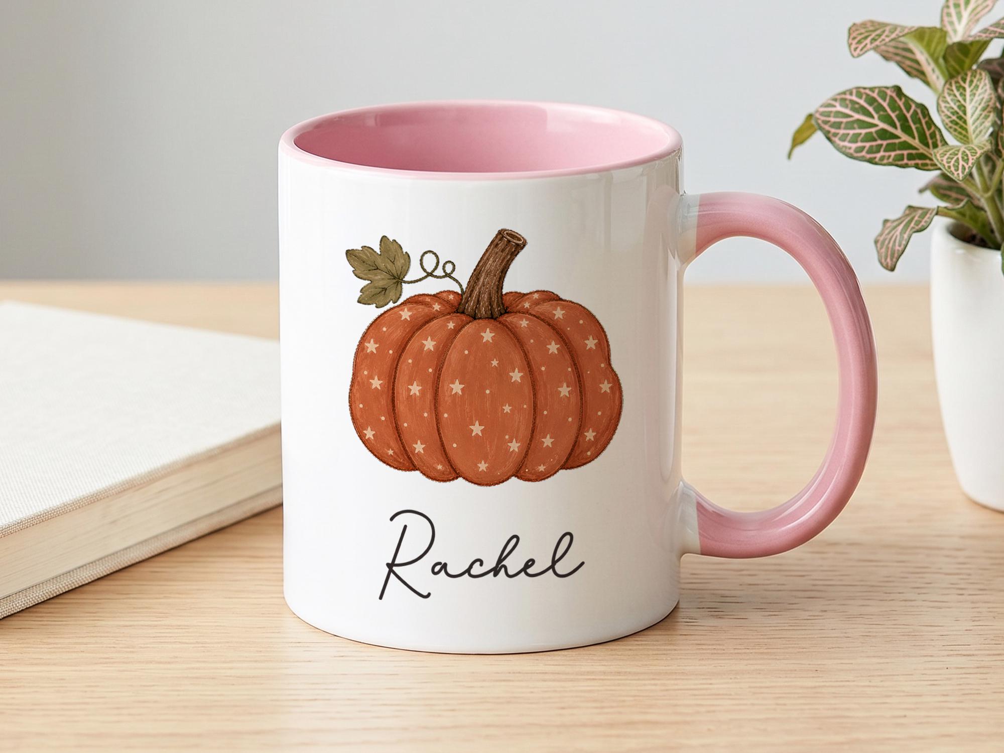 Gelas Mug Labu dengan Desain P - Coffee Tea Name ulasan dan harga