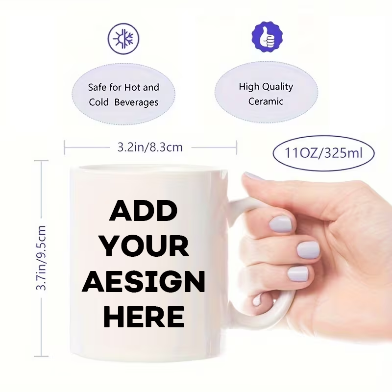 1 Mug Pribadi 11oz, Cangkir de - Coffee Tea Name ulasan dan harga